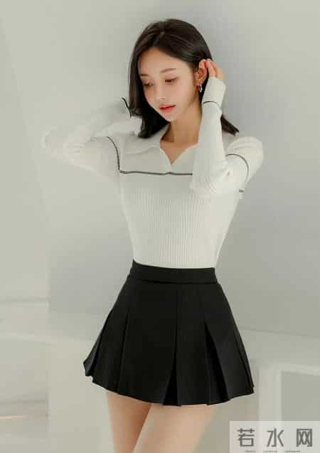 黑白学院轻熟套装