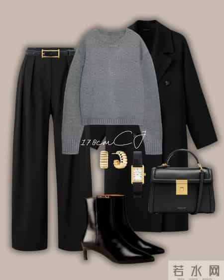 太美啦 这20套胶囊衣橱配色 这组穿搭极其典型的松弛感老钱风！