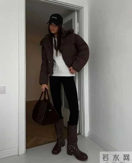 最近火了一双鞋，叫"美拉德靴"！时髦显高，配裤子、裙子都好看！