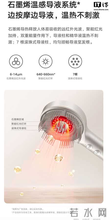 小米米家智能头部按摩梳上架，509元