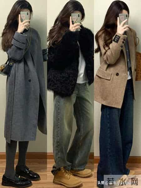 普通人30套“毫不费力”的秋冬穿搭,羽绒服大衣阔腿裤,时髦优雅