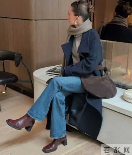 最近火了一双鞋，叫"美拉德靴"！时髦显高，配裤子、裙子都好看！