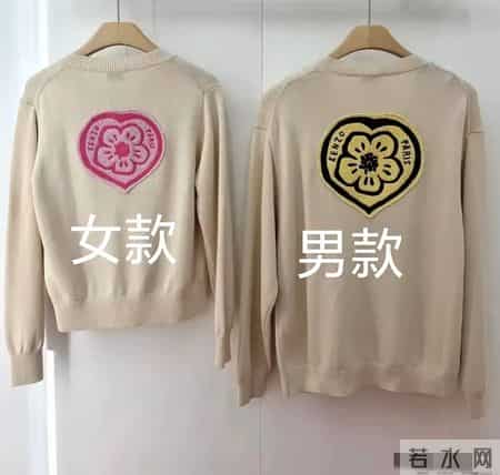 哇塞！没想到哥身上这件米白色针织开衫竟然有情侣装，女款在哪？