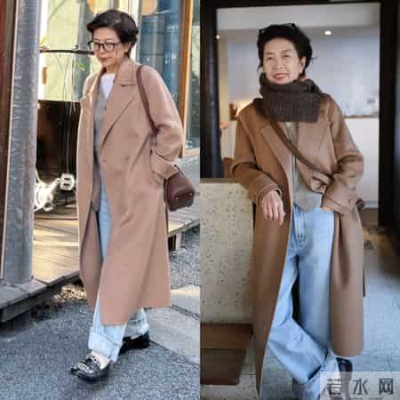 67岁姥姥的冬季穿搭示范，比年轻人还潮！照着穿保暖又高级