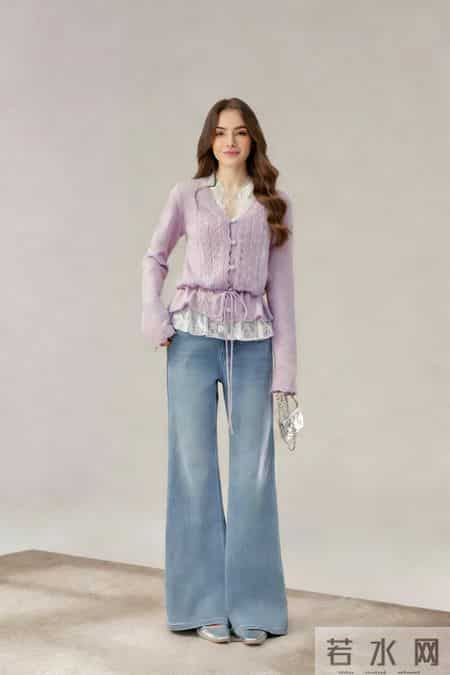 芋泥紫毛衣|揉碎秋冬的温柔紫调紫色系穿搭