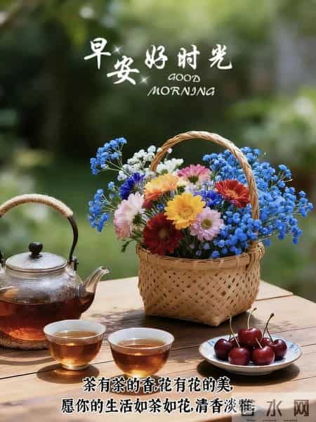 2026年2月1日早安图周末早上好祝福 冬日早安问候图片