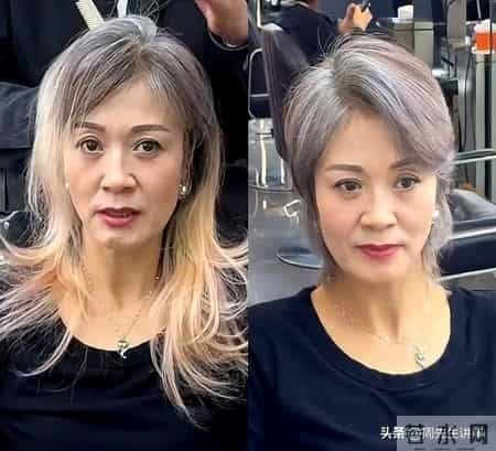 为什么我劝白发奶奶：少剪短发、多扎发？看这3组对比图你就懂了
