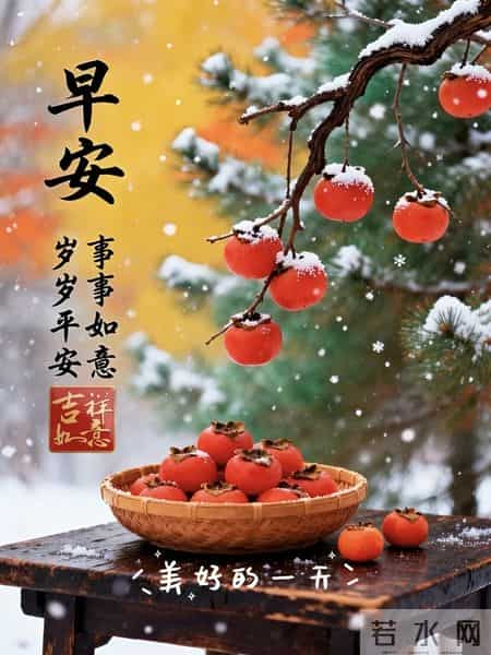 2026年2月1日早安图周末早上好祝福 冬日早安问候图片