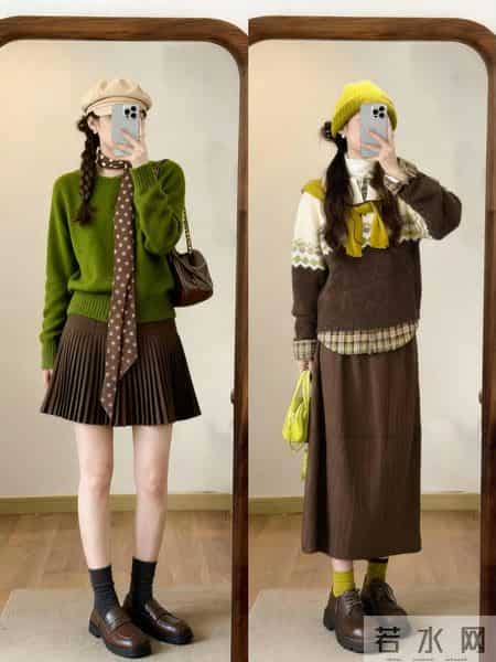 24套秋冬穿搭，一周穿搭不重样 。