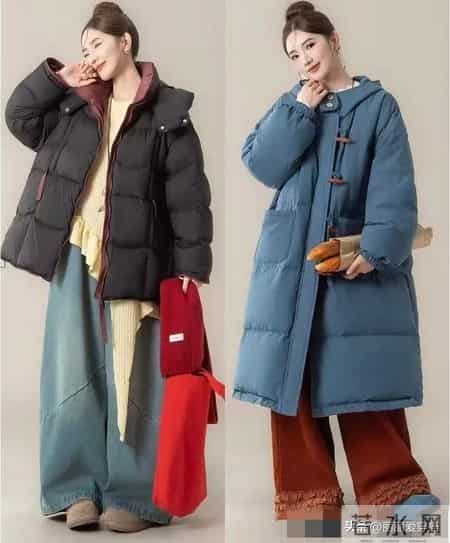 拒绝臃肿!今年超火的“松弛感穿搭”,棉服+阔腿裤就赢麻了