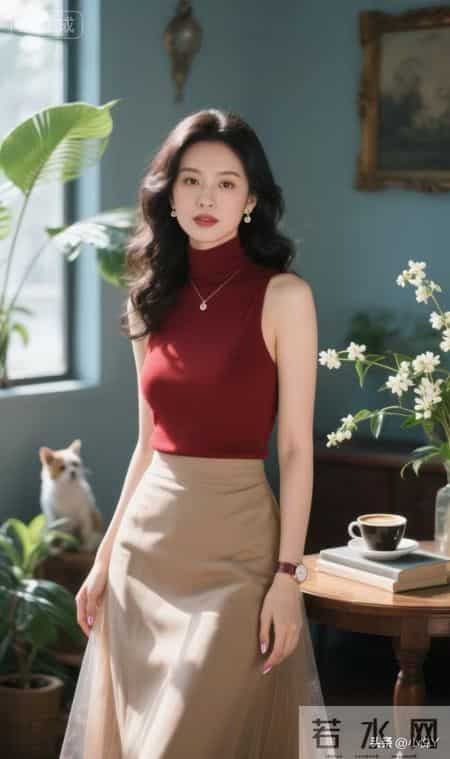 年绝色佳人，端庄优雅，温柔娴静，冷艳迷人