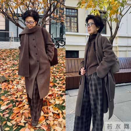 67岁姥姥的冬季穿搭示范，比年轻人还潮！照着穿保暖又高级