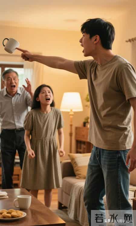 拆迁款到账200w，我给女儿儿子个70w，儿子却摔杯子怒吼