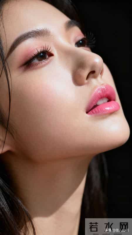 粉红唇妆太勾人，这才是原生美貌天花板