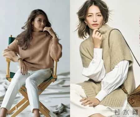 女人到了四五十岁,穿衣不要太有少女感,有大衣和白色单品就够了