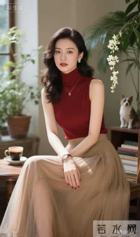 年绝色佳人，端庄优雅，温柔娴静，冷艳迷人