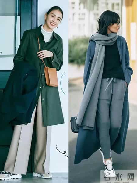 今冬多穿“大衣+运动鞋”，时髦舒适又好看！