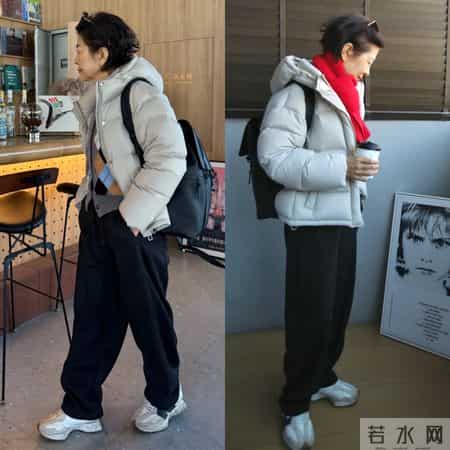 67岁姥姥的冬季穿搭示范，比年轻人还潮！照着穿保暖又高级