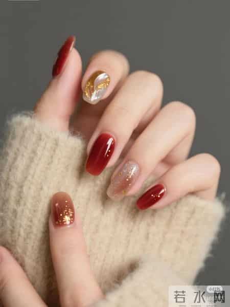 温柔仙气的美甲分享