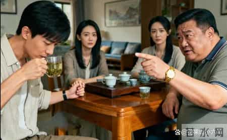 陪妻子回县城探亲，岳父炫耀小女婿是处长，暗讽我呆板。不料镇长来访，看到我时忽然鞠躬