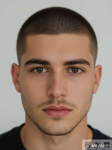 欧美硬汉风寸头：硬朗气质的经典诠释，型男必备造型