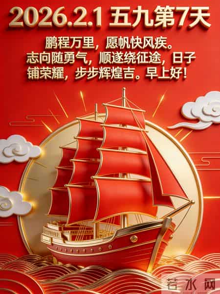 2026年2月1日早上好！温馨早安祝福语 精美图片