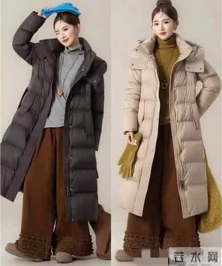 拒绝臃肿!今年超火的“松弛感穿搭”,棉服+阔腿裤就赢麻了