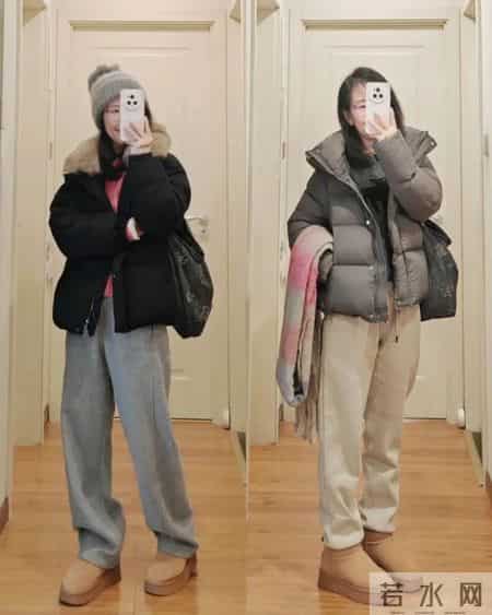 短袄配短靴=2026年最松弛感穿搭。简约还减龄。