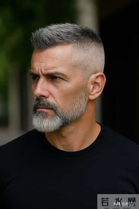 欧美硬汉风寸头：硬朗气质的经典诠释，型男必备造型