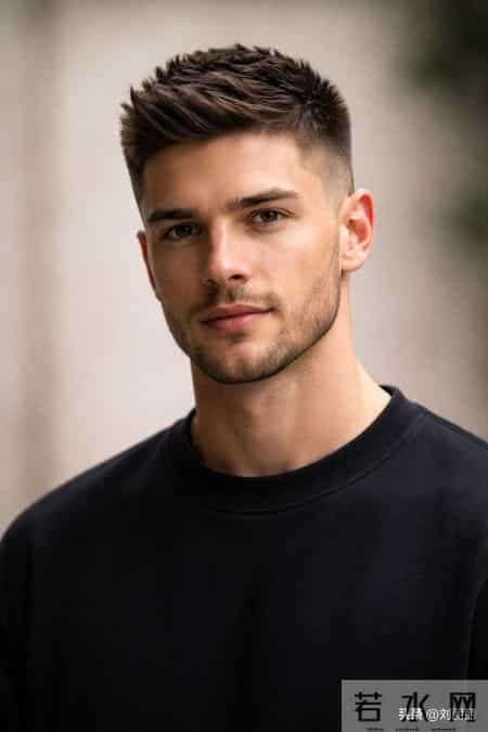 欧美硬汉风寸头：硬朗气质的经典诠释，型男必备造型