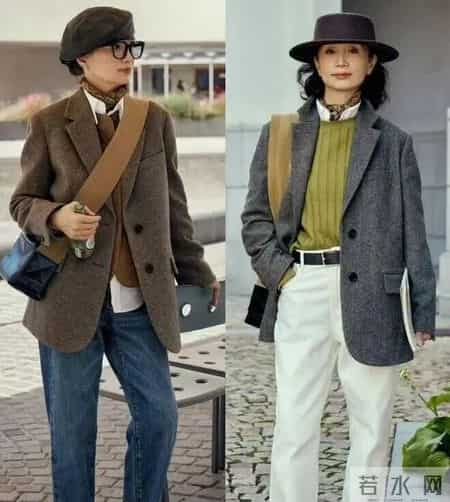 五六十岁女人，尽量少穿黑裤、阔腿裤，学三木妈妈这样穿优雅减龄