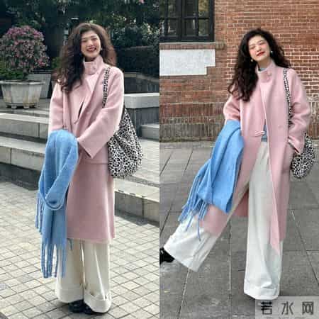 圆脸微胖，这位博主好会穿，堪称冬季微胖穿搭范本~