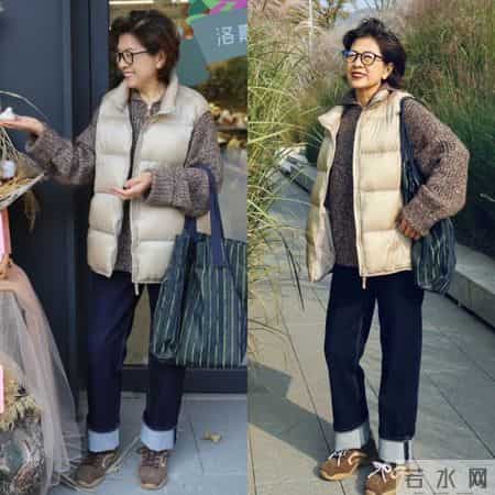 67岁姥姥的冬季穿搭示范，比年轻人还潮！照着穿保暖又高级