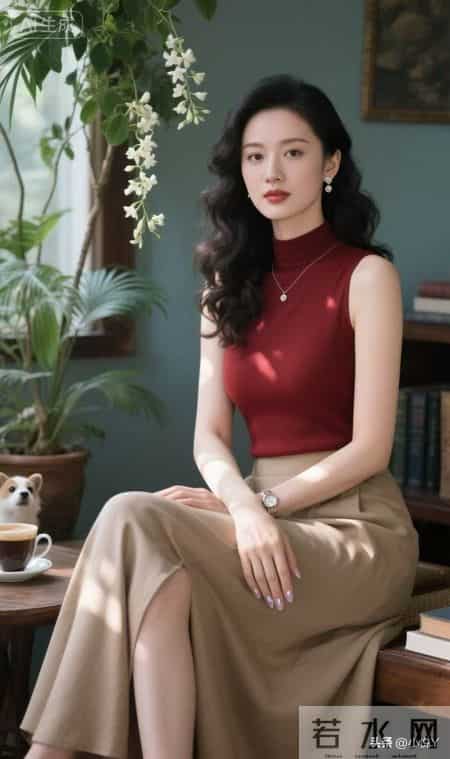 年绝色佳人，端庄优雅，温柔娴静，冷艳迷人