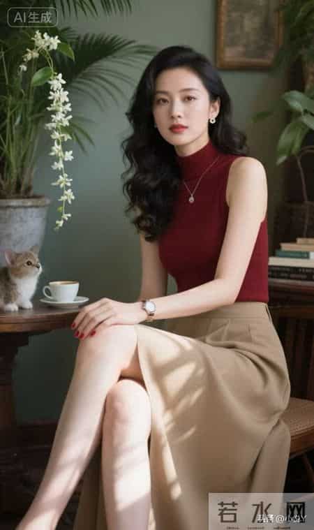 年绝色佳人，端庄优雅，温柔娴静，冷艳迷人