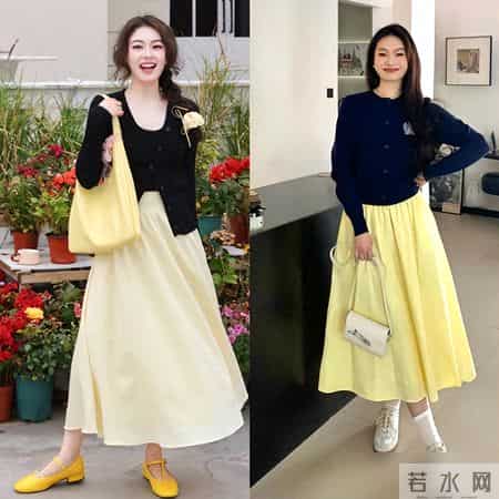 “半身裙”今年太火了,40+女生怎么搭都时髦!