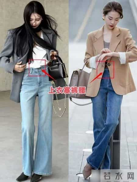 收起你的风衣吧！今年开春流行“短外套+阔腿裤”，既洋气又显高