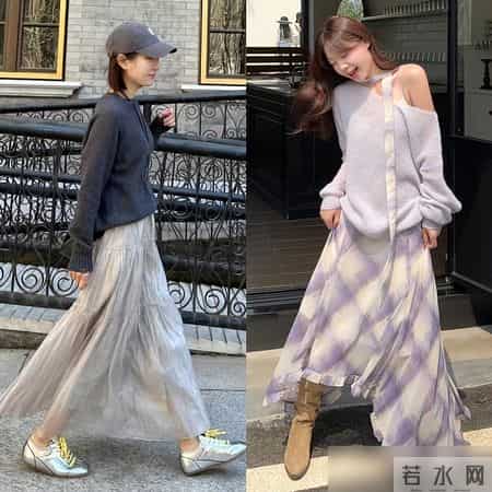 “半身裙”今年太火了,40+女生怎么搭都时髦!