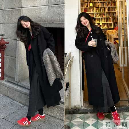 圆脸微胖，这位博主好会穿，堪称冬季微胖穿搭范本~