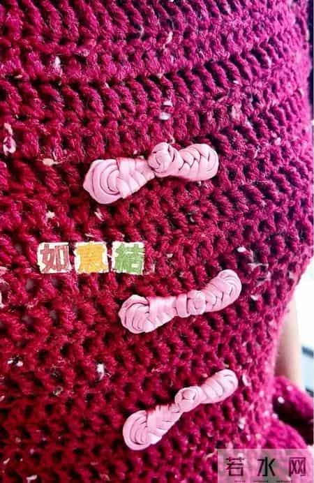 甘比手艺真不错，自己钩露背连体裤准备过年，惊艳大气比高定好看