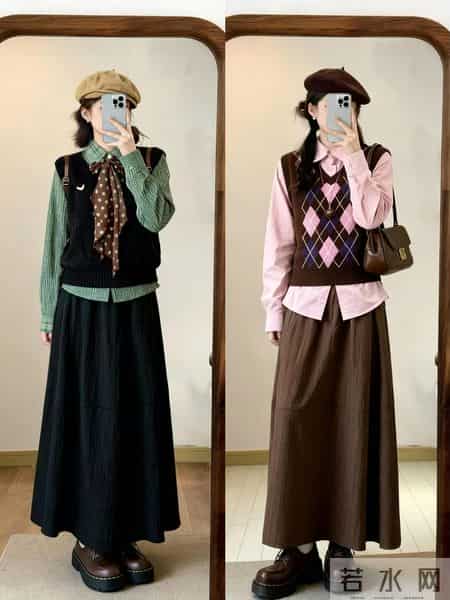 24套秋冬穿搭，一周穿搭不重样 。
