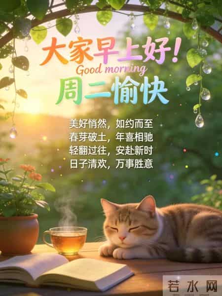 2月3日周二早安，天天健康，日日幸福，时时快乐，事事如意！