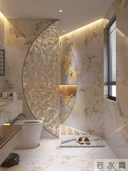 高级感的卫生间难道真就长这样吗？被这个卫浴真的震惊到了。