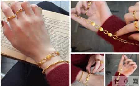 一百年后，我还是喜欢这条老钱风黄金手链~