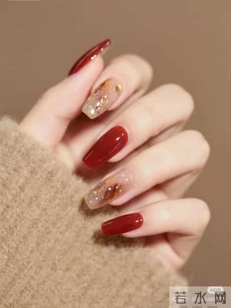 温柔仙气的美甲分享