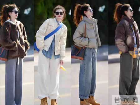 原来“短棉服”穿搭，才是普通50+女性早春换新打扮，温暖又时尚