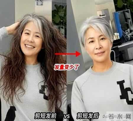 为什么我劝白发奶奶：少剪短发、多扎发？看这3组对比图你就懂了