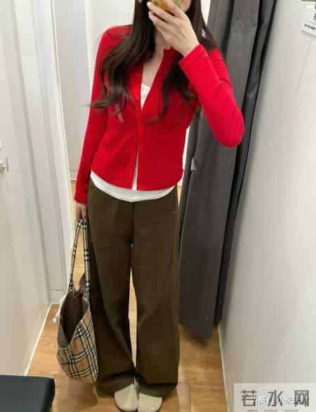 优衣库这件399的红开衫，被我改成BM风直接封神！