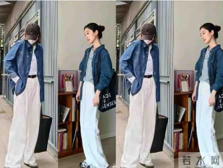 牛仔裤选择这“4双鞋子”穿搭真时髦，四五十岁女性穿上时尚减龄