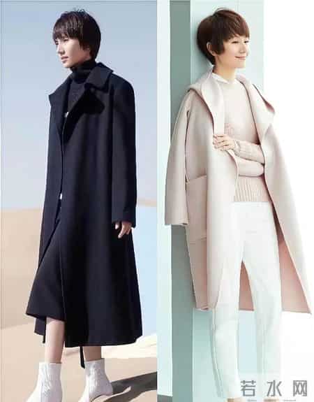 看袁泉的冬季打扮,我悟了:衣穿直、裤选松,发剪短才更得体!